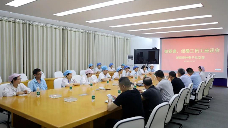 抓黨建、促穩(wěn)工”——炬神電子黨支部為企業(yè)穩(wěn)工獻計獻策